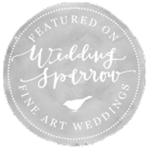 As seen on the Wedding Sparrow